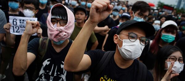 Protestas en Hong Kong - Sputnik Mundo