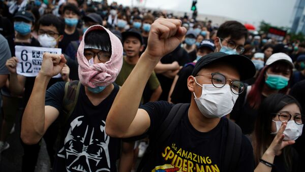 Protestas en Hong Kong - Sputnik Mundo