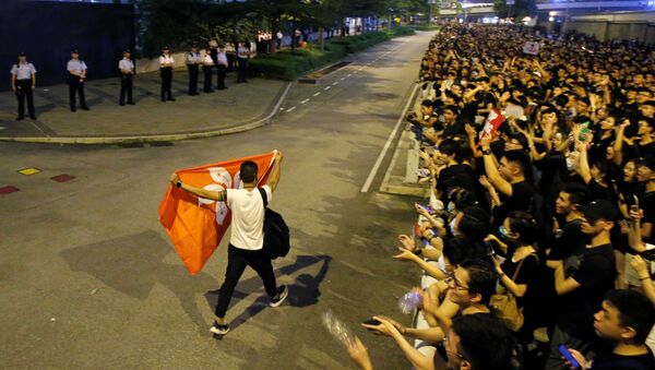 Protestas en Hong Kong - Sputnik Mundo