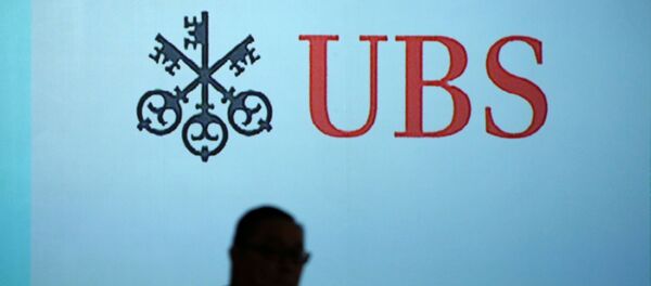 El logo del banco suizo UBS  - Sputnik Mundo