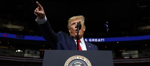 Donald Trump, presidente de EEUU, lanza su campaña para la reelección en 2020 en Orlando (Florida), el 18 de junio de 2019 - Sputnik Mundo