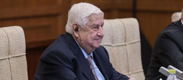 Walid Mualem, ministro de Exteriores sirio - Sputnik Mundo