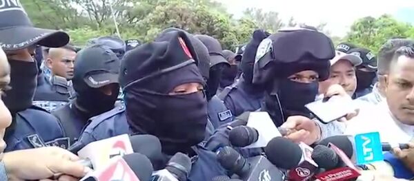 Protestas en Honduras: policías antidisturbios exigen mejoras en las condiciones laborales - Sputnik Mundo