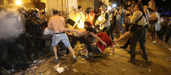 Protestas en Tiflis, Georgia - Sputnik Mundo