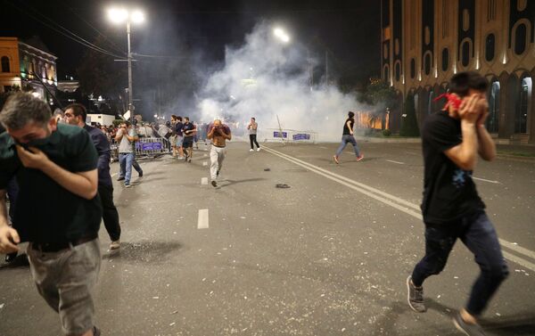 Protestas en Tiflis, Georgia - Sputnik Mundo