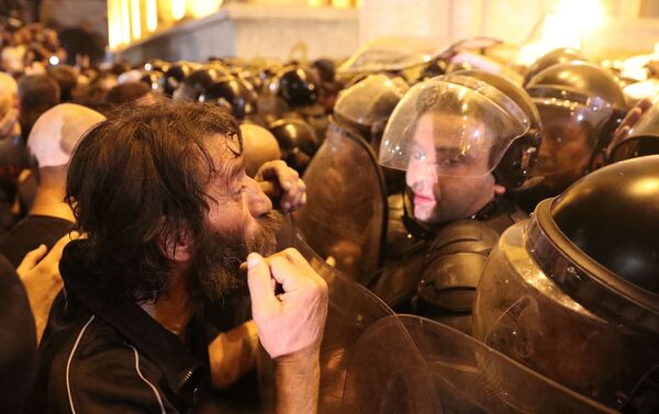 Protestas en Tiflis, Georgia - Sputnik Mundo