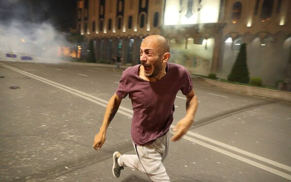 Protestas en Tiflis, Georgia - Sputnik Mundo