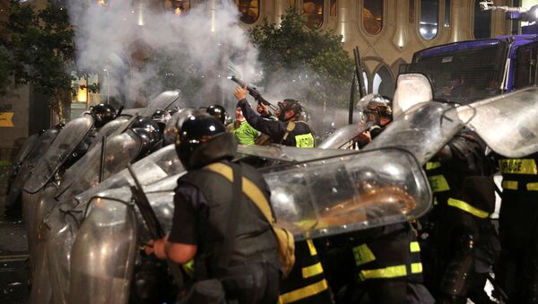 Protestas en Tiflis, Georgia - Sputnik Mundo
