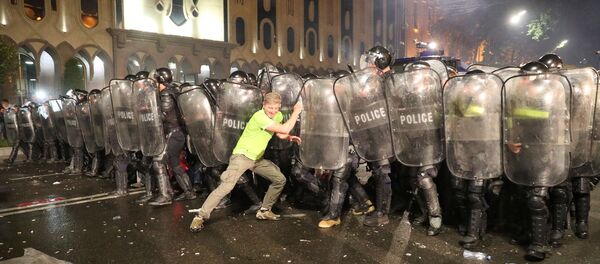 Protestas en Tiflis, Georgia - Sputnik Mundo