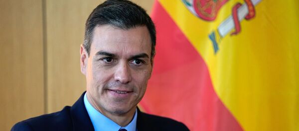 Pedro Sánchez, presidente del Gobierno español Pedro Sánchez, presidente del Gobierno español - Sputnik Mundo