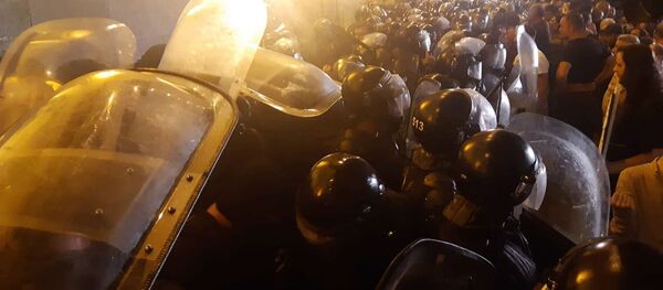 Protestas en Tiflis, Georgia Protestas en Tiflis, Georgia - Sputnik Mundo