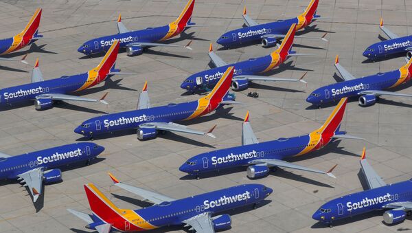 Los aviones Boeing 737 Max de Southwest Airlines Los aviones Boeing 737 Max de Southwest Airlines - Sputnik Mundo