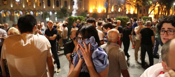 Las protestas en Georgia Las protestas en Georgia - Sputnik Mundo