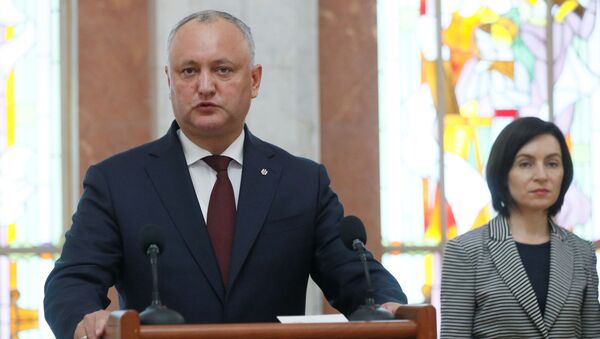 Igor Dodon, presidente de Moldavia - Sputnik Mundo