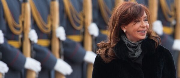 Cristina Fernández de Kirchner, expresidenta argentina, en una visita a Moscú - Sputnik Mundo