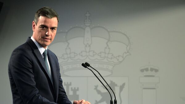 Pedro Sánchez, presidente del Gobierno español - Sputnik Mundo