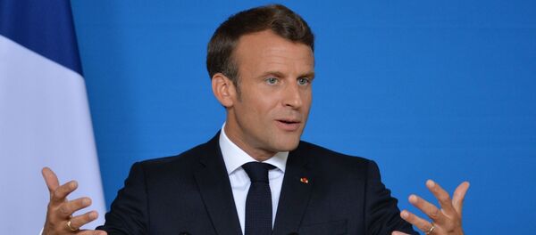 Emmanuel Macron, presidente de Francia Emmanuel Macron, presidente de Francia - Sputnik Mundo