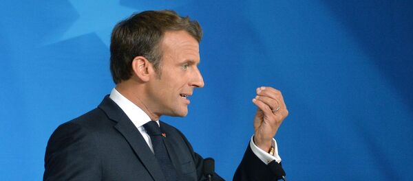 Emmanuel Macron, presidente de Francia - Sputnik Mundo