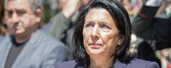 Salomé Zurabishvili, presidenta de Georgia Salomé Zurabishvili, presidenta de Georgia - Sputnik Mundo