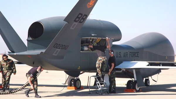 Dron estadounidense Global Hawk (archivo) Dron estadounidense Global Hawk (archivo) - Sputnik Mundo