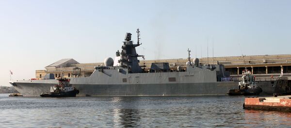 La fragata rusa Almirante Gorshkov arriba a Cuba - Sputnik Mundo