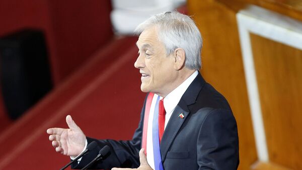 Sebastián Piñera, presidente de Chile - Sputnik Mundo