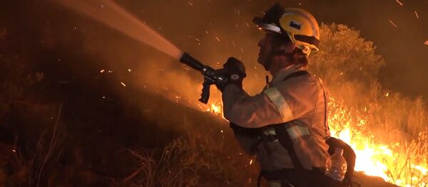 Un incendio masivo quema 5.500 hectáreas en el sur de Cataluña - Sputnik Mundo