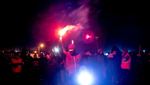 Huelga de mineros en Chuquicamata, Chile - Sputnik Mundo