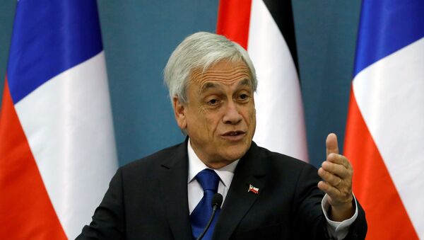 Sebastián Piñera, presidente de Chile - Sputnik Mundo