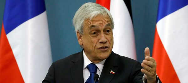 Sebastián Piñera, presidente de Chile - Sputnik Mundo