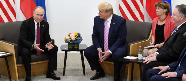 La reunión de Vladímir Putin y Donald Trump al margen de la cumbre del G20 - Sputnik Mundo