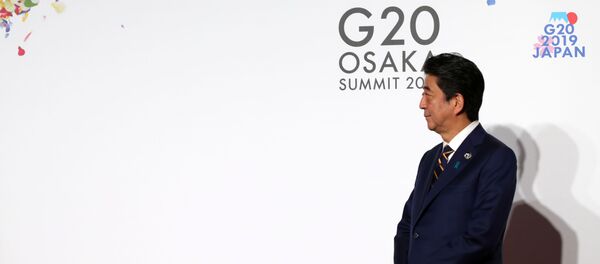 Shinzo Abe, primer ministro de Japón en el G20 - Sputnik Mundo