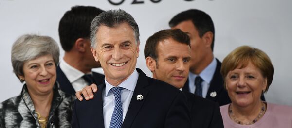 Mauricio Macri, presidente de Argentina Mauricio Macri, presidente de Argentina - Sputnik Mundo