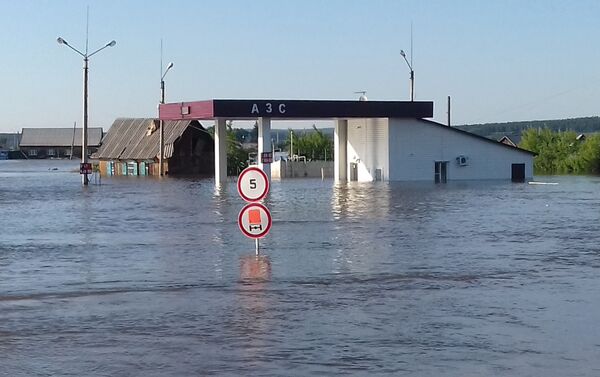 Inundaciones en Irkutsk, Siberia - Sputnik Mundo