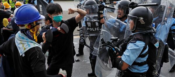 Protestas en Hong Kong - Sputnik Mundo