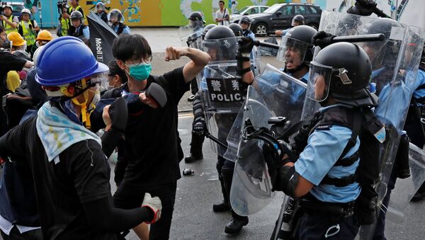 Protestas en Hong Kong - Sputnik Mundo