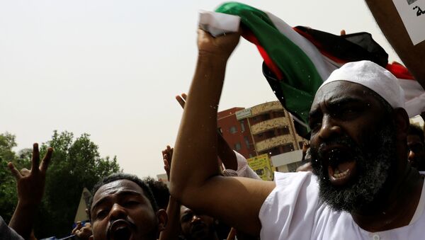 Protestas en Sudán Protestas en Sudán - Sputnik Mundo