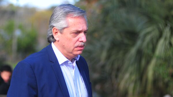 Alberto Fernández, candidato a la presidencia de Argentina  - Sputnik Mundo