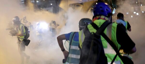 Protestas en Hong Kong Protestas en Hong Kong - Sputnik Mundo