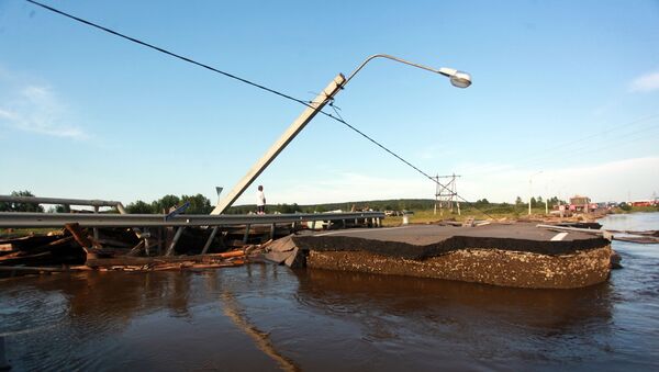 Inundaciones en la región rusa de Irkutsk - Sputnik Mundo