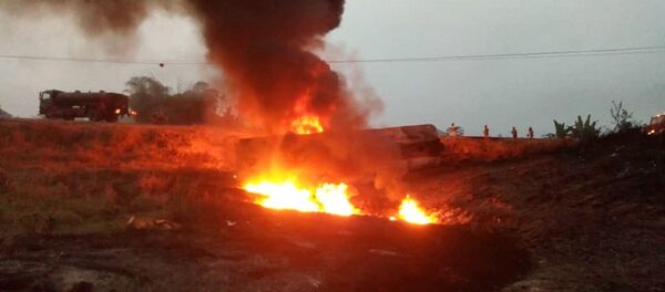 Explosión de un camión cisterna en Nigeria (archivo) - Sputnik Mundo