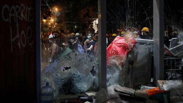 Protestas en Hong Kong - Sputnik Mundo