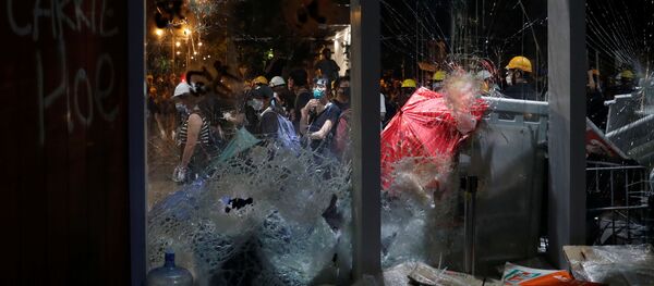 Protestas en Hong Kong - Sputnik Mundo