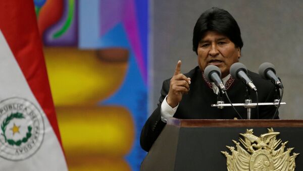 Evo Morales, presidente de Bolivia (archivo) - Sputnik Mundo