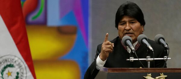 Evo Morales, presidente de Bolivia (archivo) - Sputnik Mundo