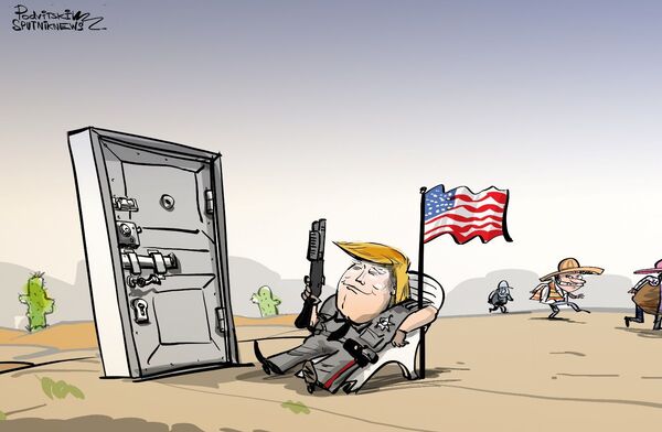 Suprema Corte de EEUU permite a Trump usar fondos federales para construir muro fronterizo Suprema Corte de EEUU permite a Trump usar fondos federales para construir muro fronterizo - Sputnik Mundo