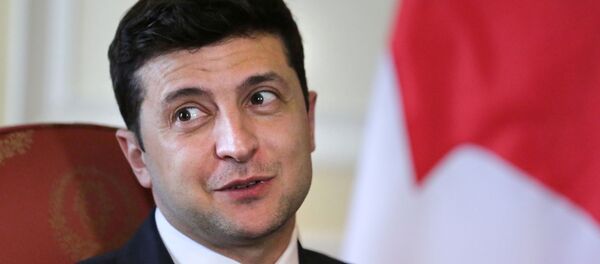 Volodímir Zelenski, presidente de Ucrania - Sputnik Mundo