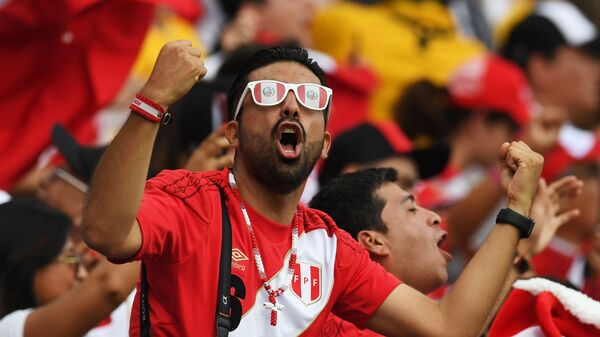 Hincha de la selección de fútbol de Perú (archivo) - Sputnik Mundo