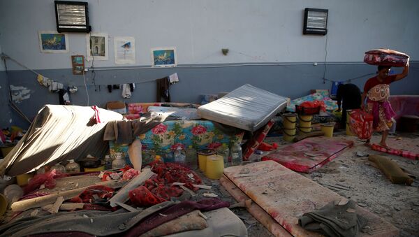 El centro de migrantes atacado en Tajura, Libia - Sputnik Mundo