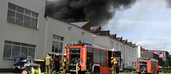 Incendio en el mercado Don Xuang Center en Berlín Incendio en el mercado Don Xuang Center en Berlín - Sputnik Mundo